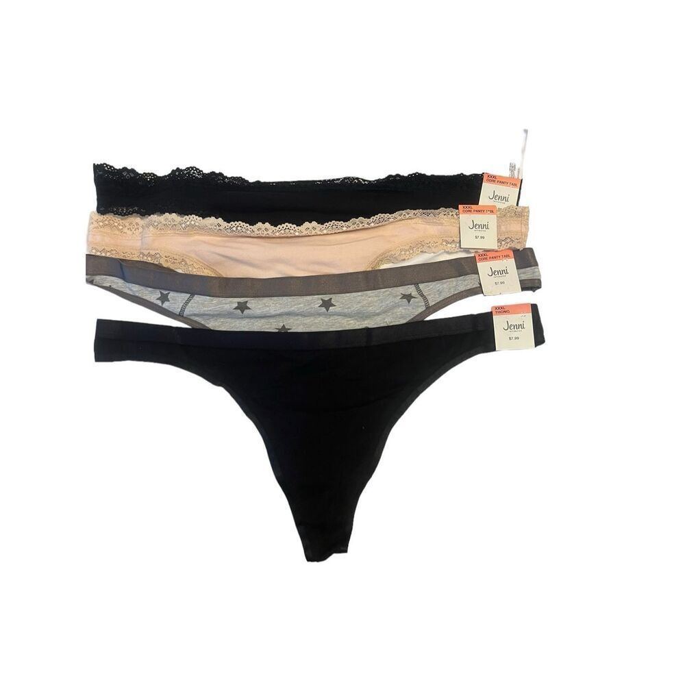 Jenni Thongs 4 Pieces Sz XXXL